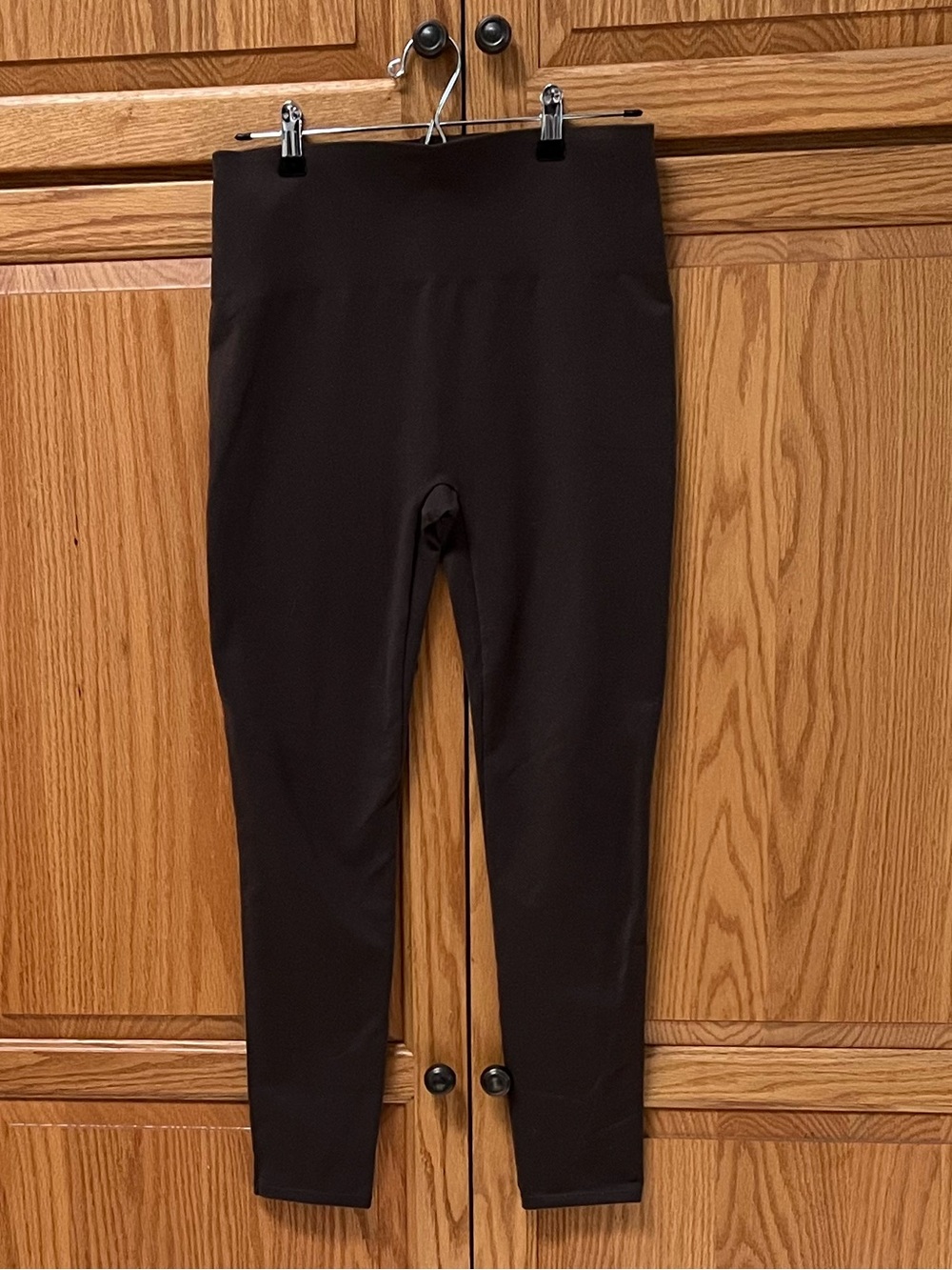 Spanx Women’s Stretch High-Waist Black Leggings, GUC, Size L